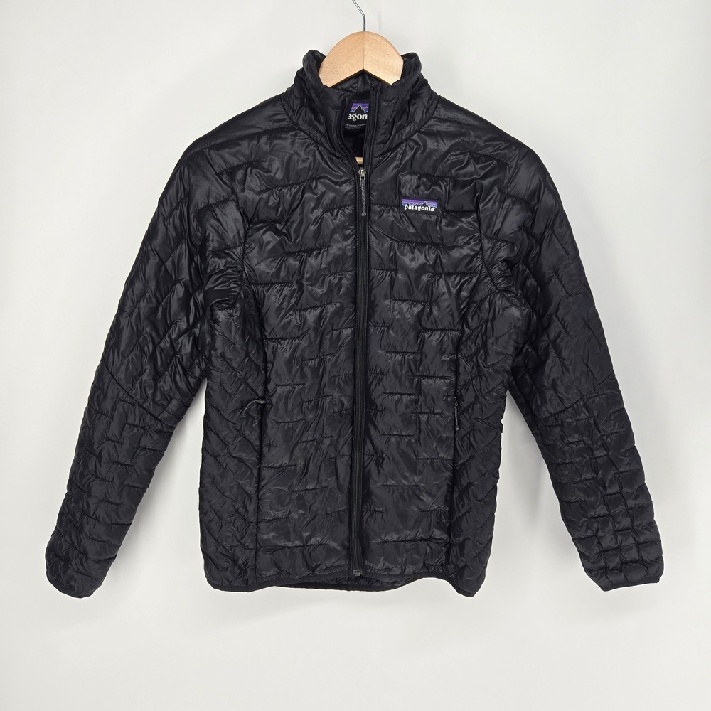 Patagonia Micro Puff Jacket Womens XS Black 84070 Insulated Puffer Quilted Coat
